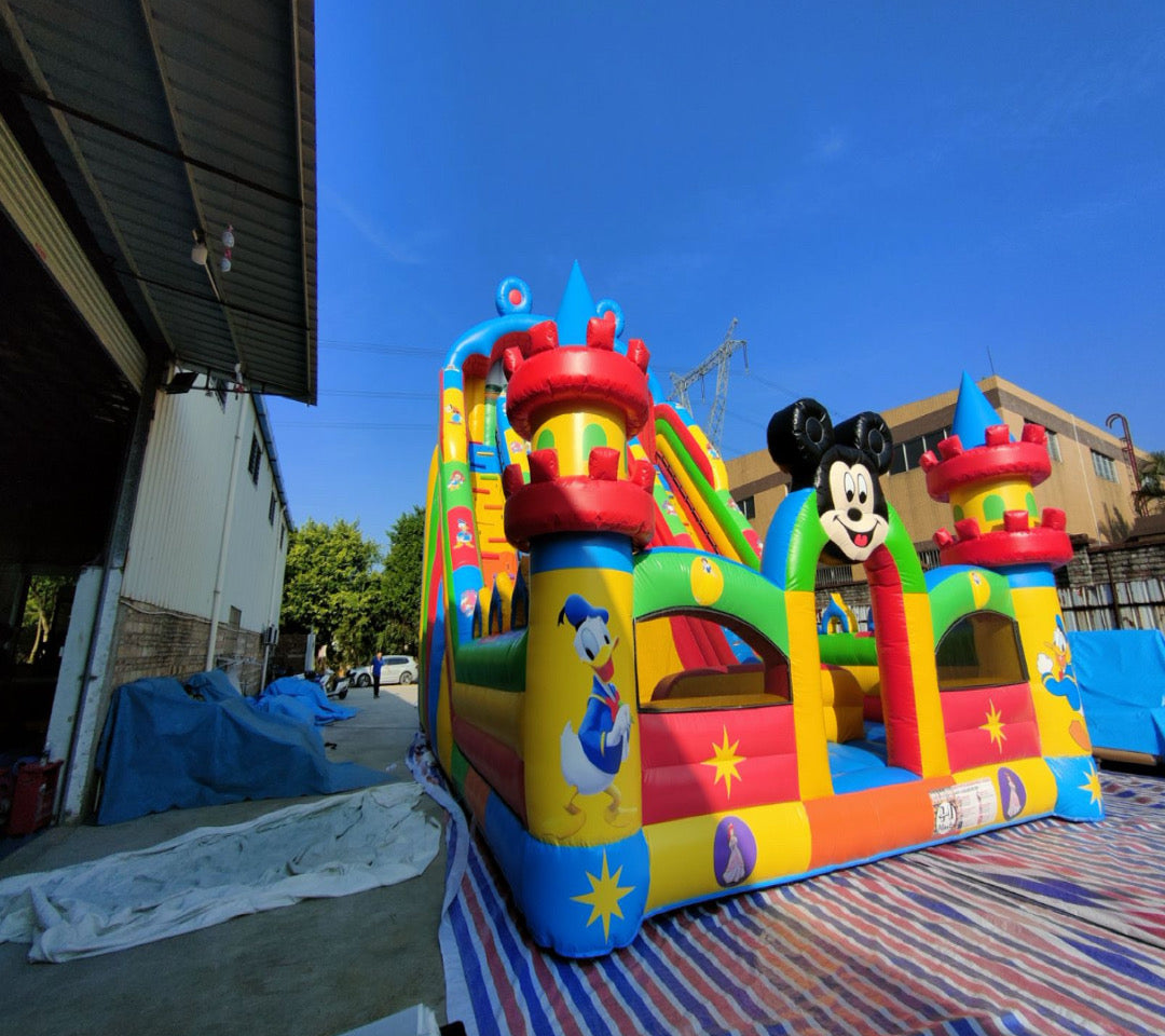 Mickey Inflatable Slide 0.55PVC USA