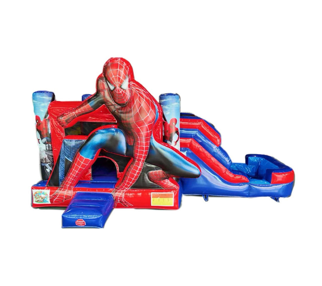 Spider Man inflatable slides 0.55PVC USA