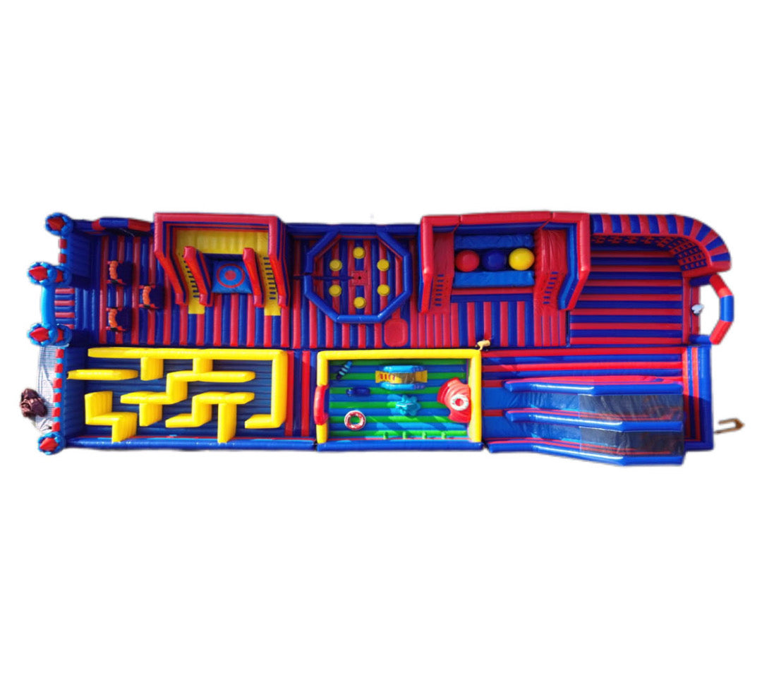 Giant inflatable slide park 0.55PVC USA