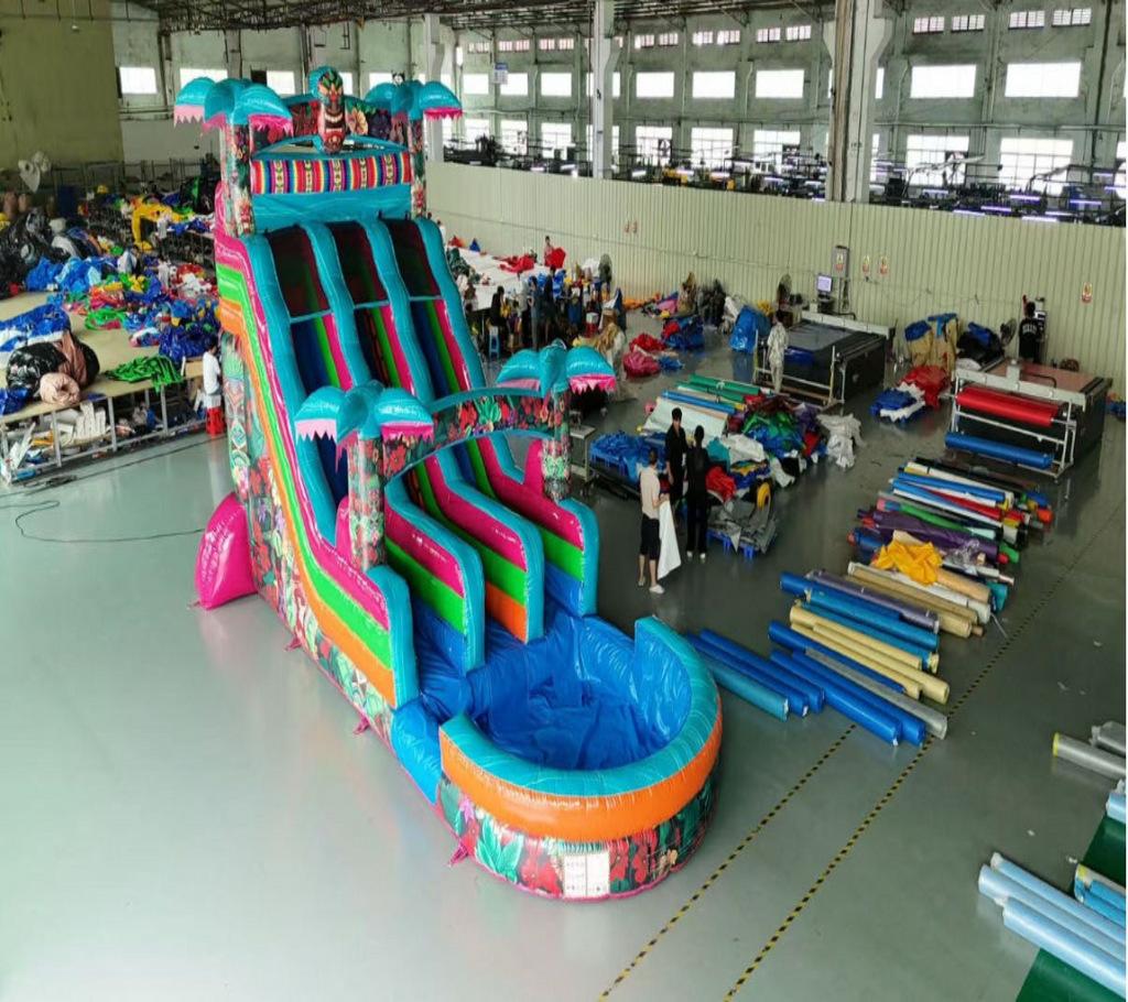 Inflatable vacation wind slide 0.55 PVC USA
