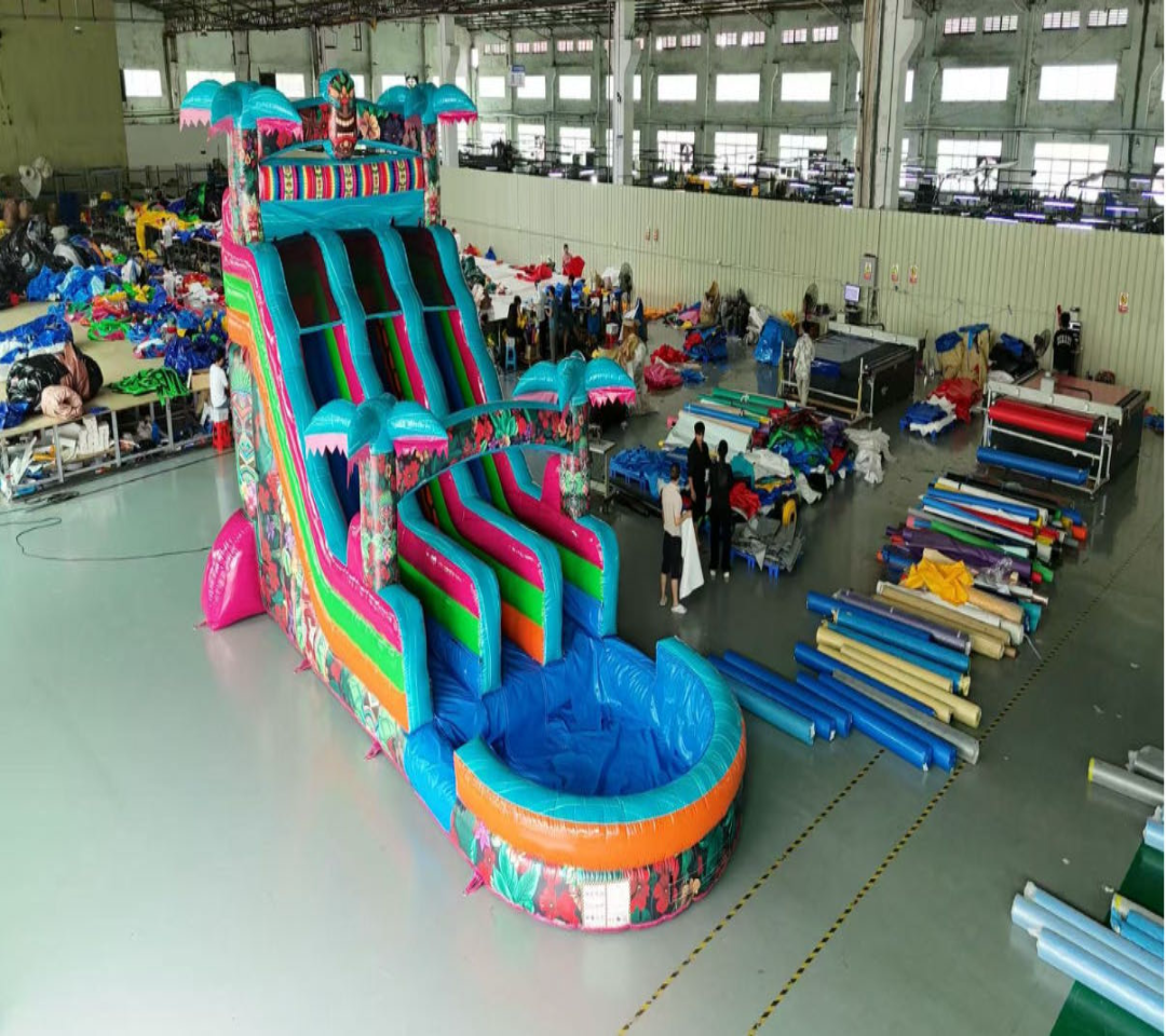 Inflatable vacation wind slide 0.55 PVC USA