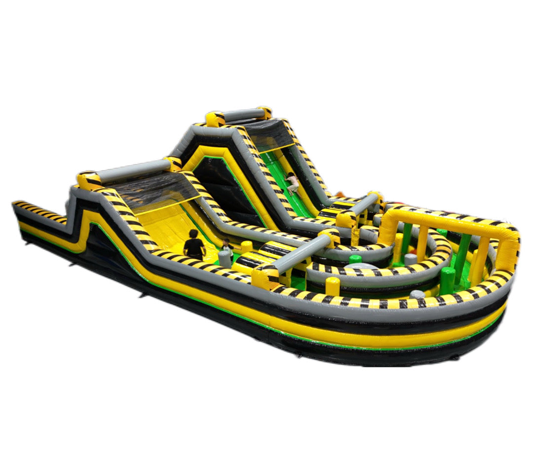 Inflatable Slide Obstacle Park 0.55PVC USA