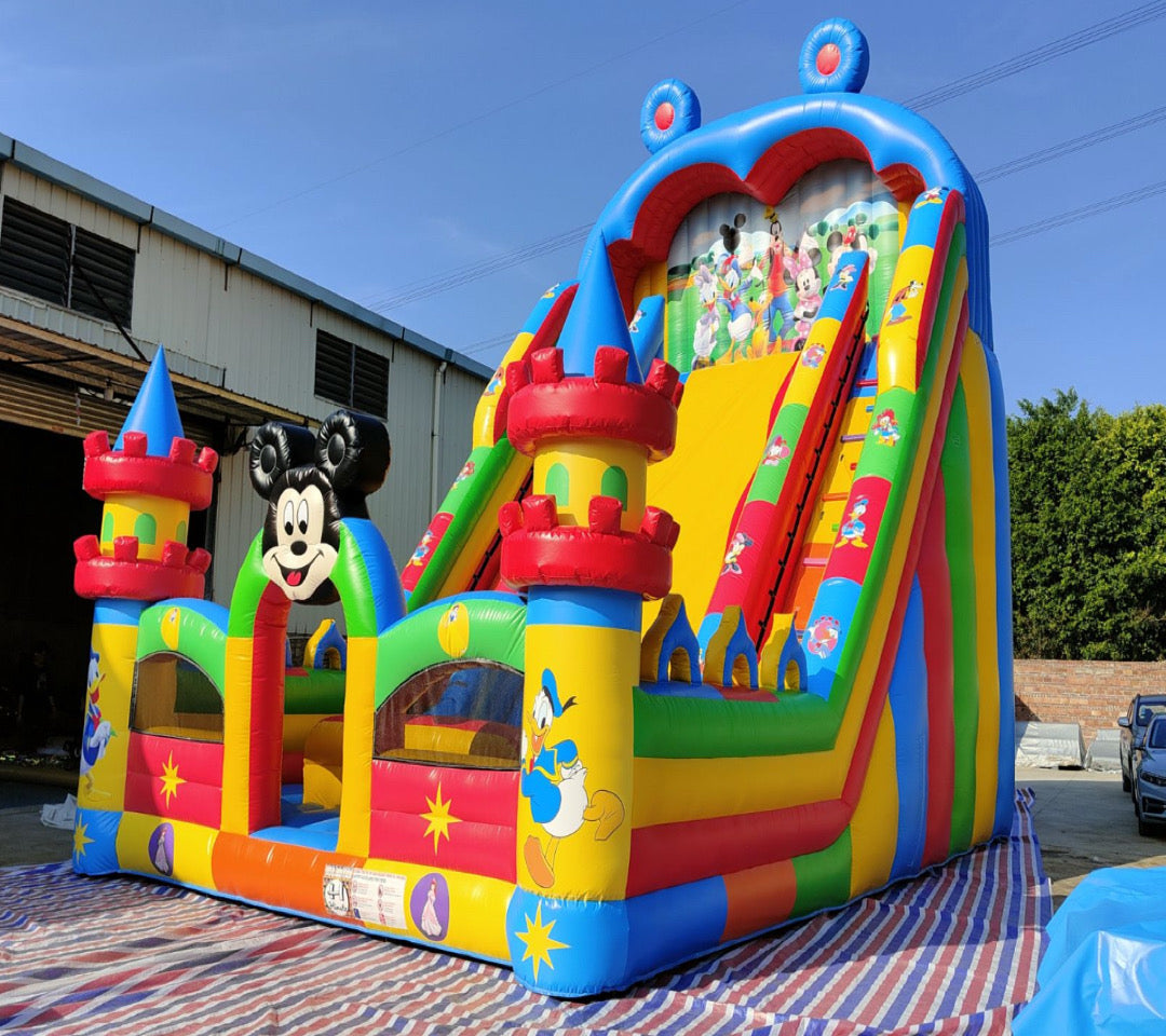 Mickey Inflatable Slide 0.55PVC USA