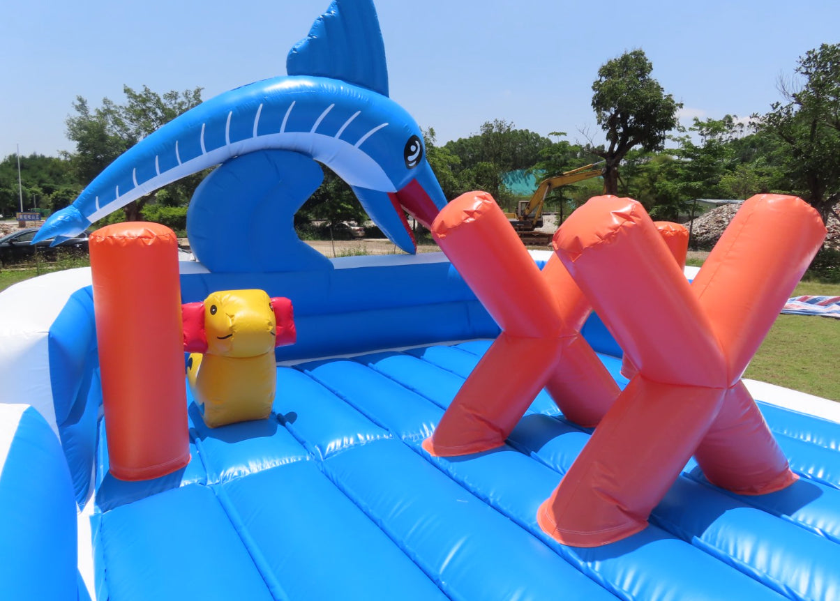Inflatable slide pool 0.55PVC USA