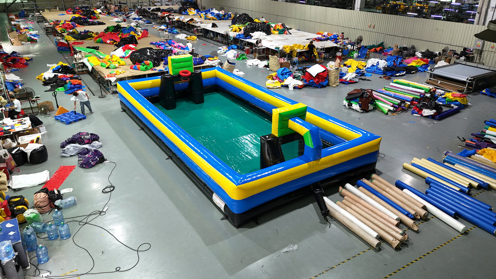Inflatable swimming pool football field 0.55PVC Canada