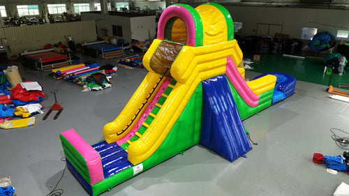 Colorful inflatable slide 0.55PVC USA