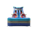 Shark inflatable slide pool 0.55PVC USA