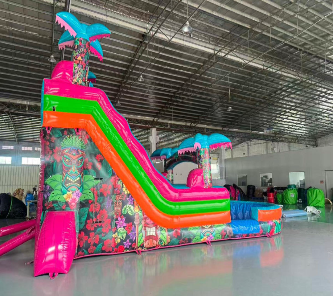 Inflatable vacation wind slide 0.55 PVC USA