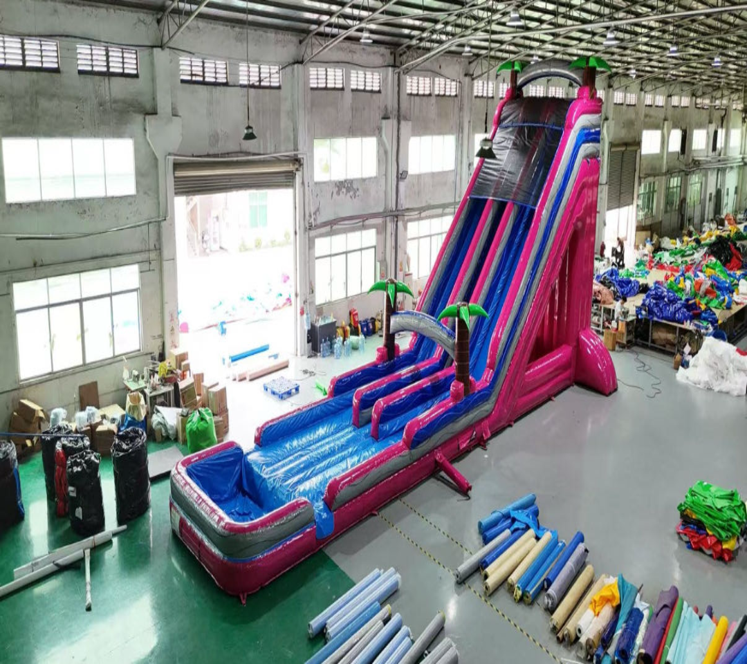 Inflatable obstacle slide 0.55PVC USA