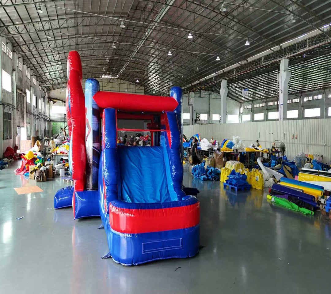 Spider Man inflatable slides 0.55PVC USA