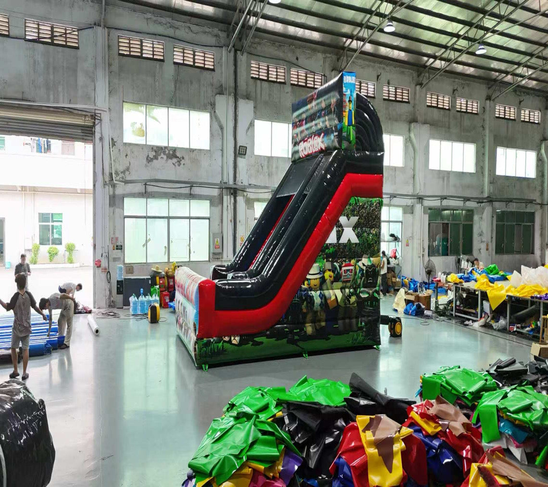 Inflatable slide 0.55PVC USA ﻿