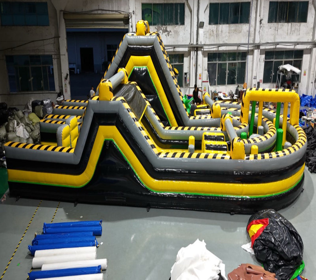 Inflatable Slide Obstacle Park 0.55PVC USA