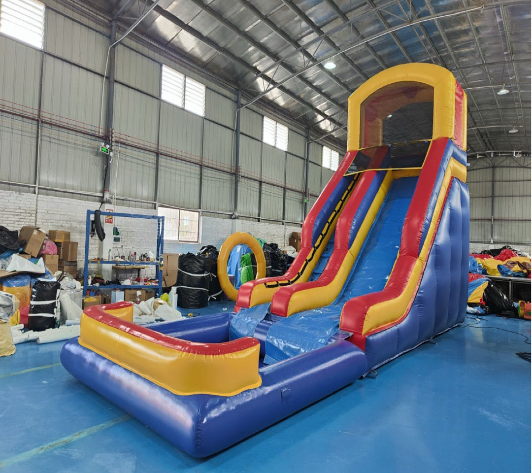 Inflatable pool slide 0.55PVC USA