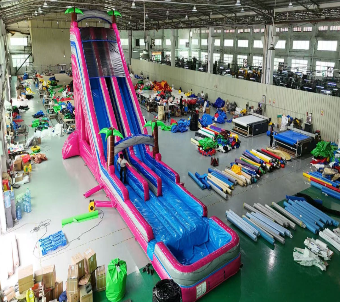 Inflatable obstacle slide 0.55PVC USA