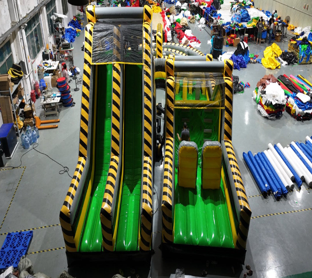 Inflatable Slide Obstacle Park 0.55PVC USA