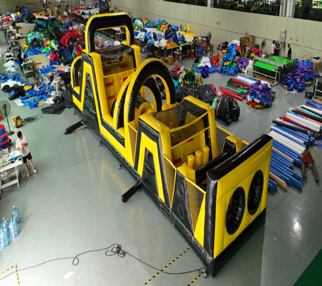Giant inflatable slide obstacle 0.55PVC USA