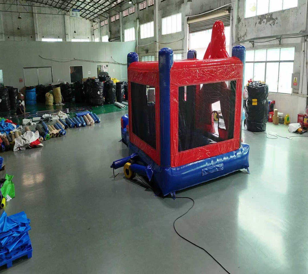 Spider Man inflatable slides 0.55PVC USA