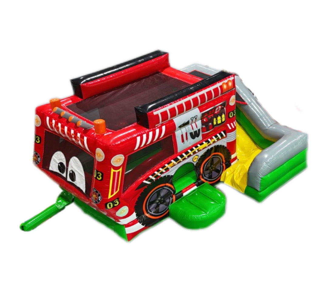 Firefighting combo inflatable slide 0.55pvc USA