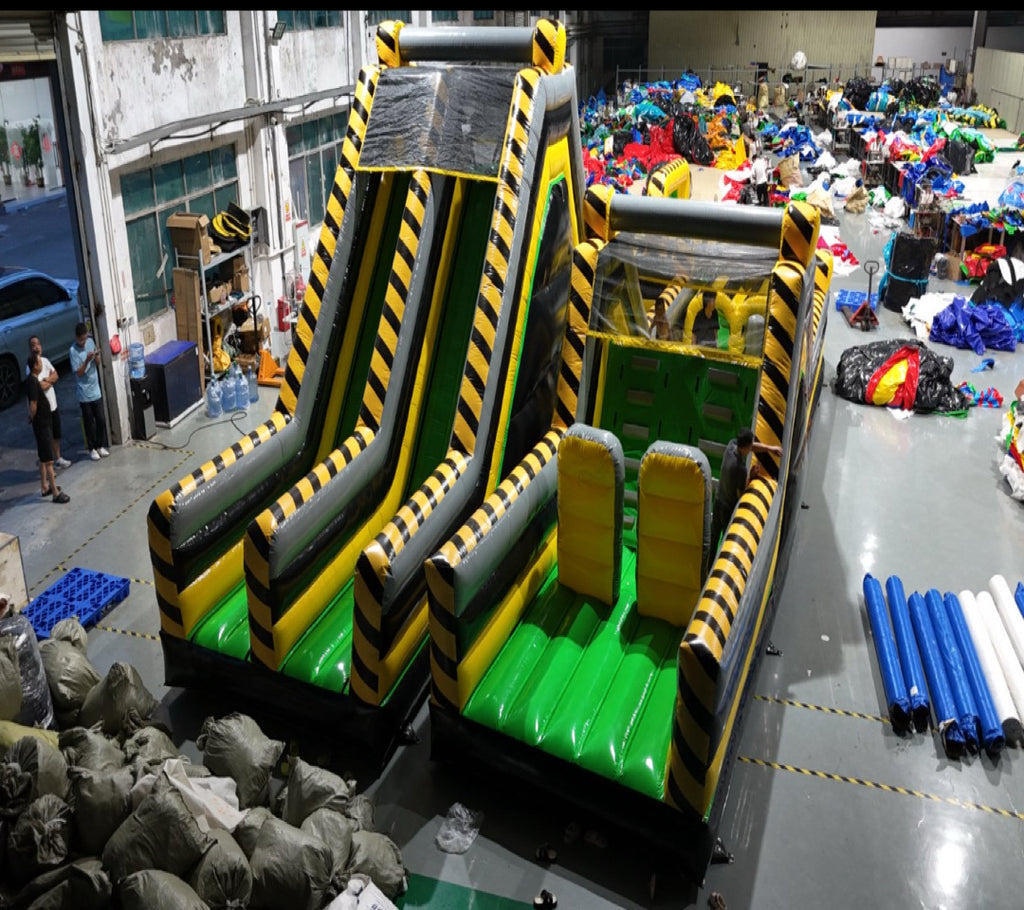 Inflatable Slide Obstacle Park 0.55PVC USA