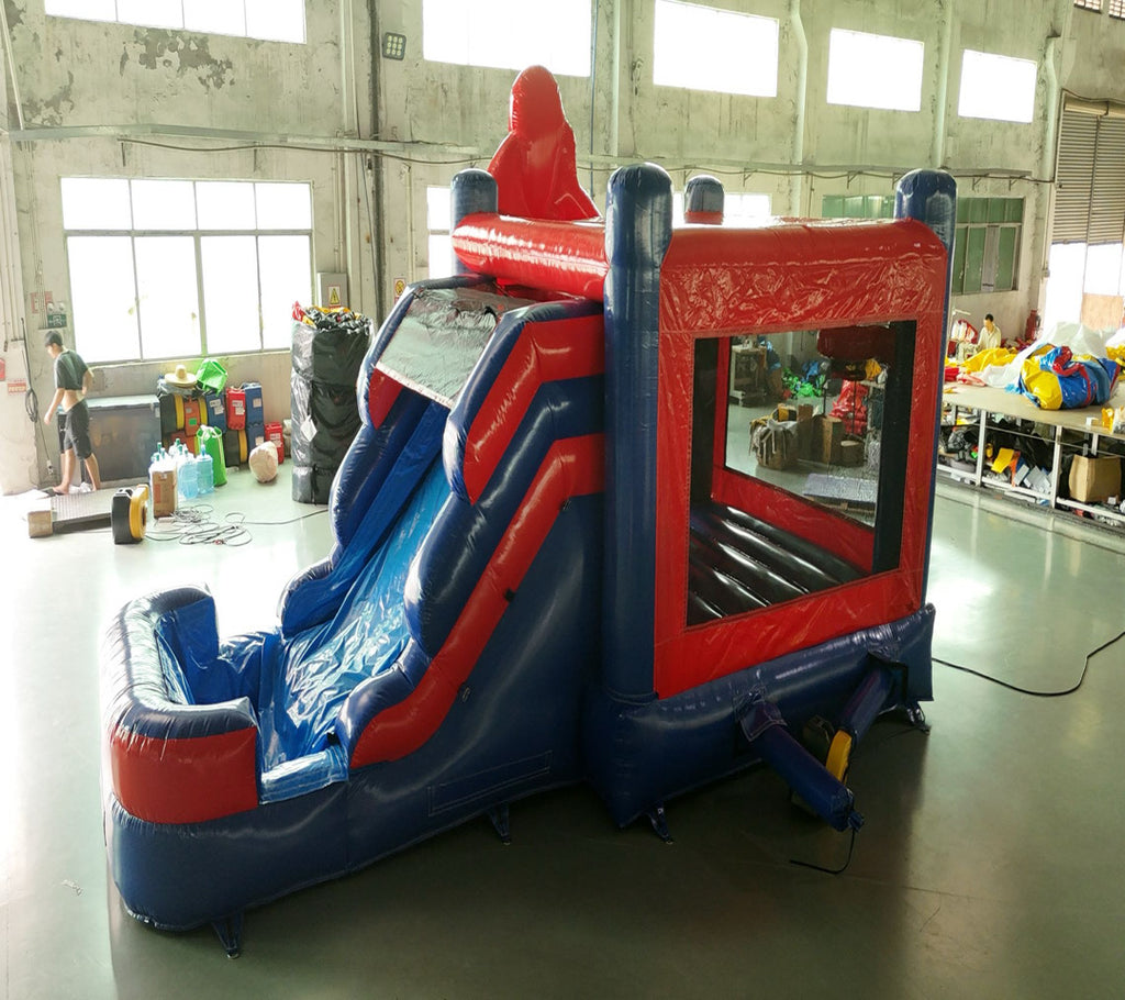 Spider Man inflatable slides 0.55PVC USA