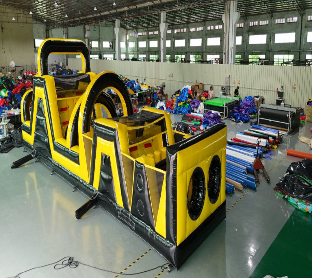 Giant inflatable slide obstacle 0.55PVC USA