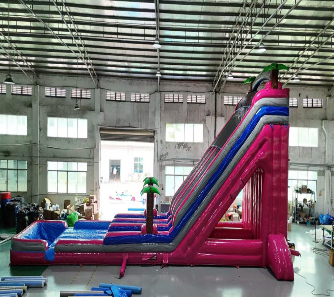 Inflatable obstacle slide 0.55PVC USA