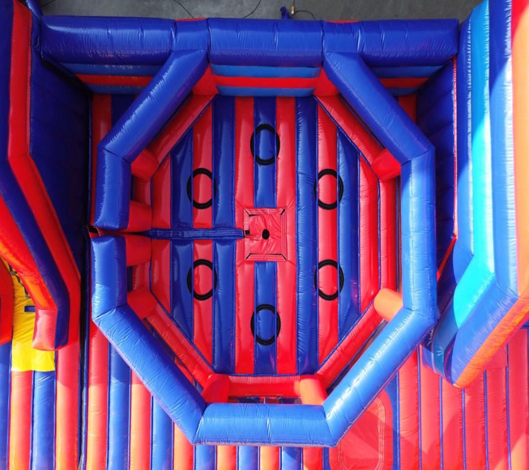 Giant inflatable slide park 0.55PVC USA