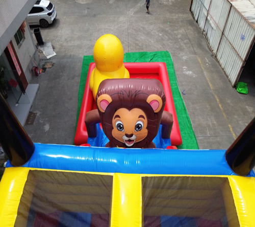 Animal inflatable slide pool 0.55PVC USA