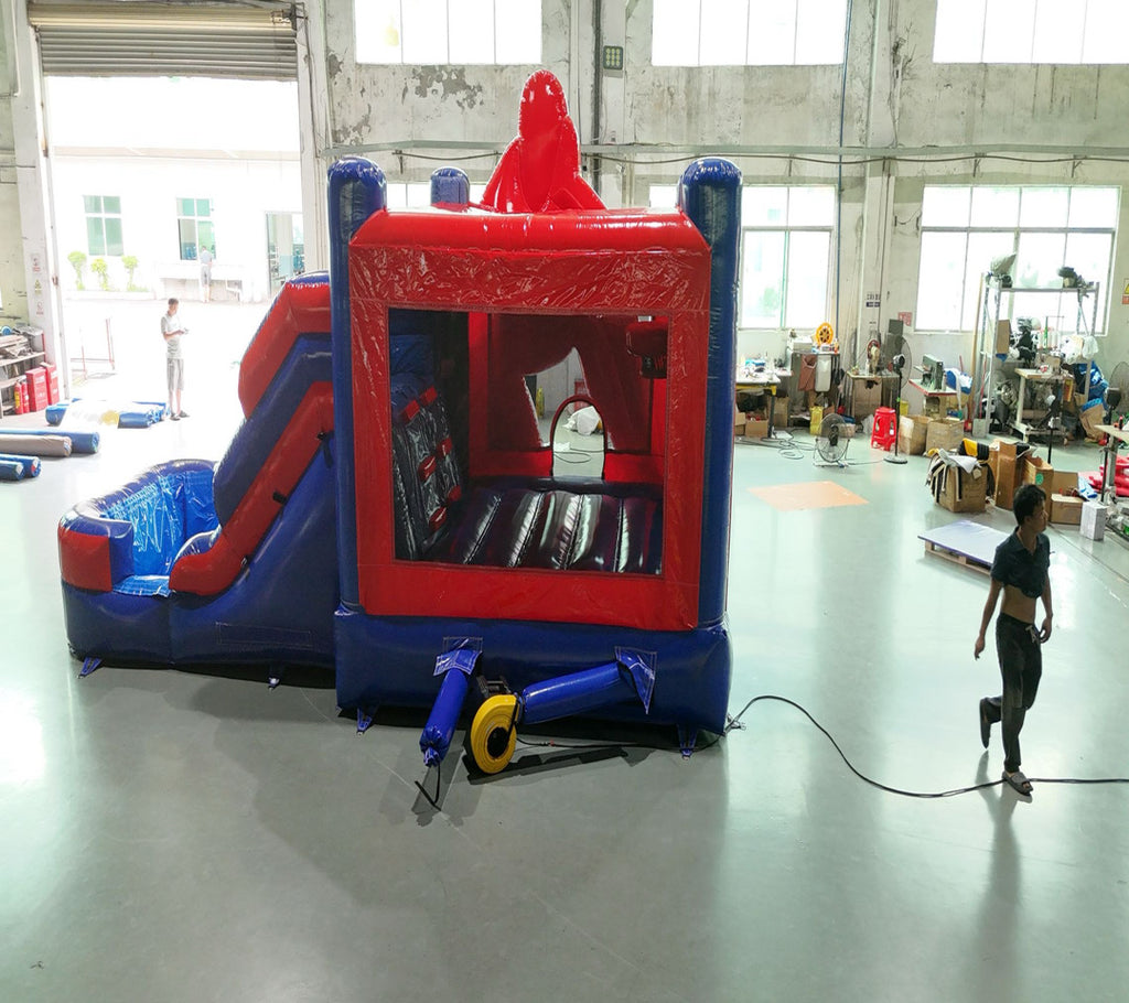 Spider Man inflatable slides 0.55PVC USA