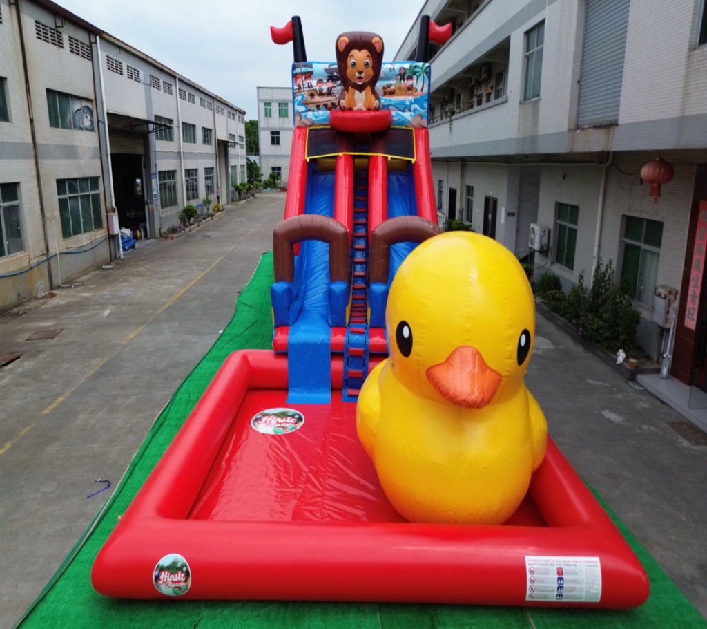 Animal inflatable slide pool 0.55PVC USA