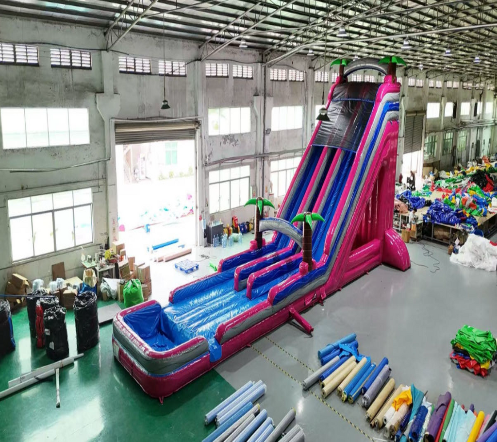 Inflatable obstacle slide 0.55PVC USA