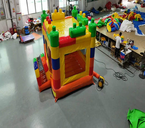 Building block inflatable slide 0.55PVC USA