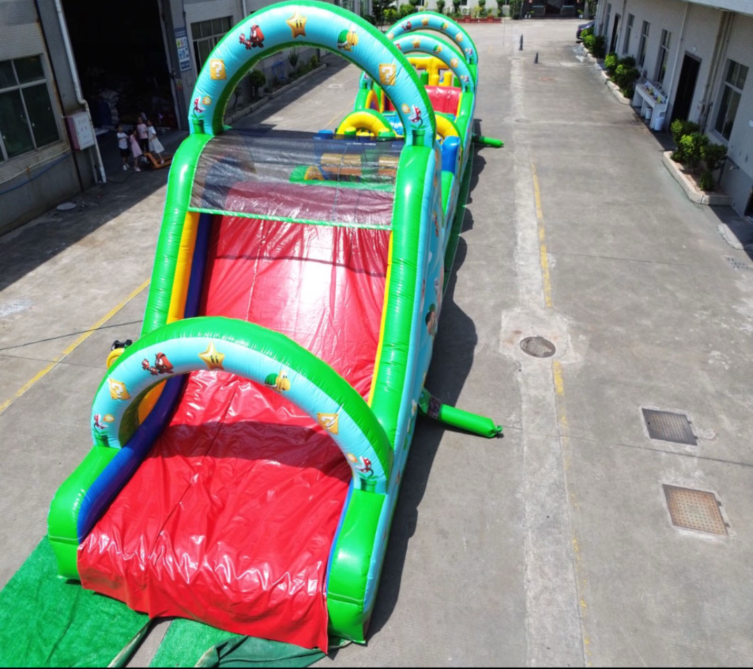 Mario Giant Inflatable Obstacle Park 0.55PVC USA