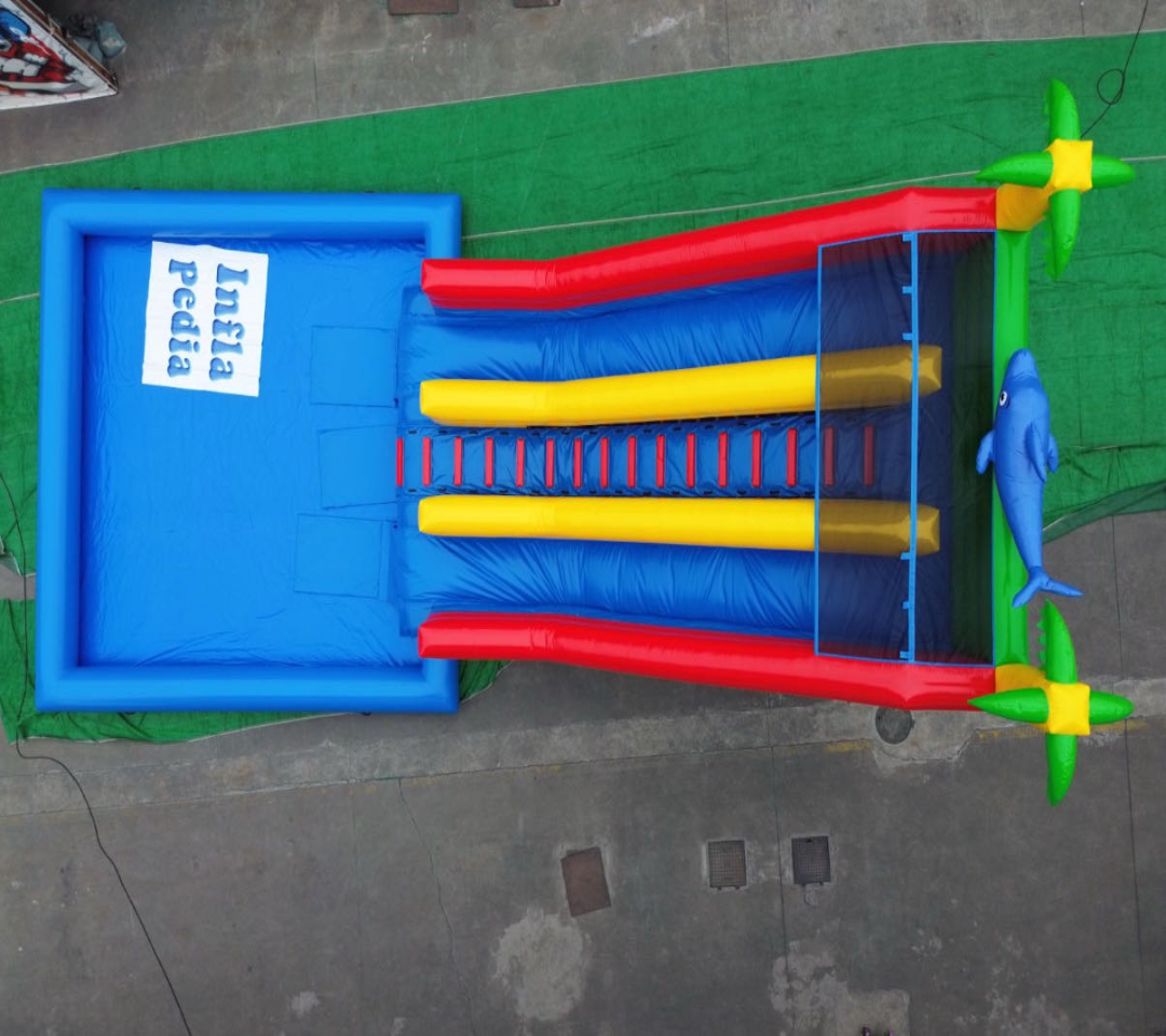 Giant Inflatable Pool Slide 0.55PVC USA