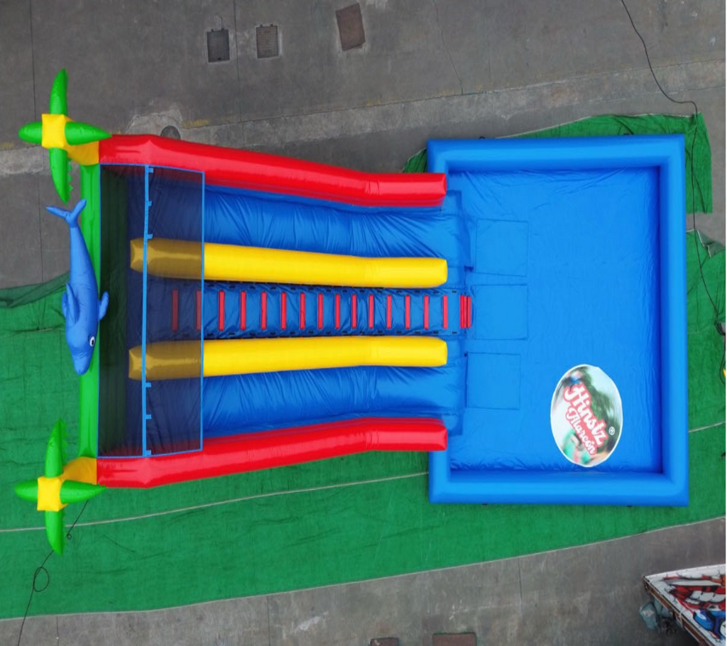 Giant Inflatable Pool Slide 0.55PVC USA